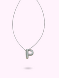COLLIER HAILEY INITIAL ARGENTÉ