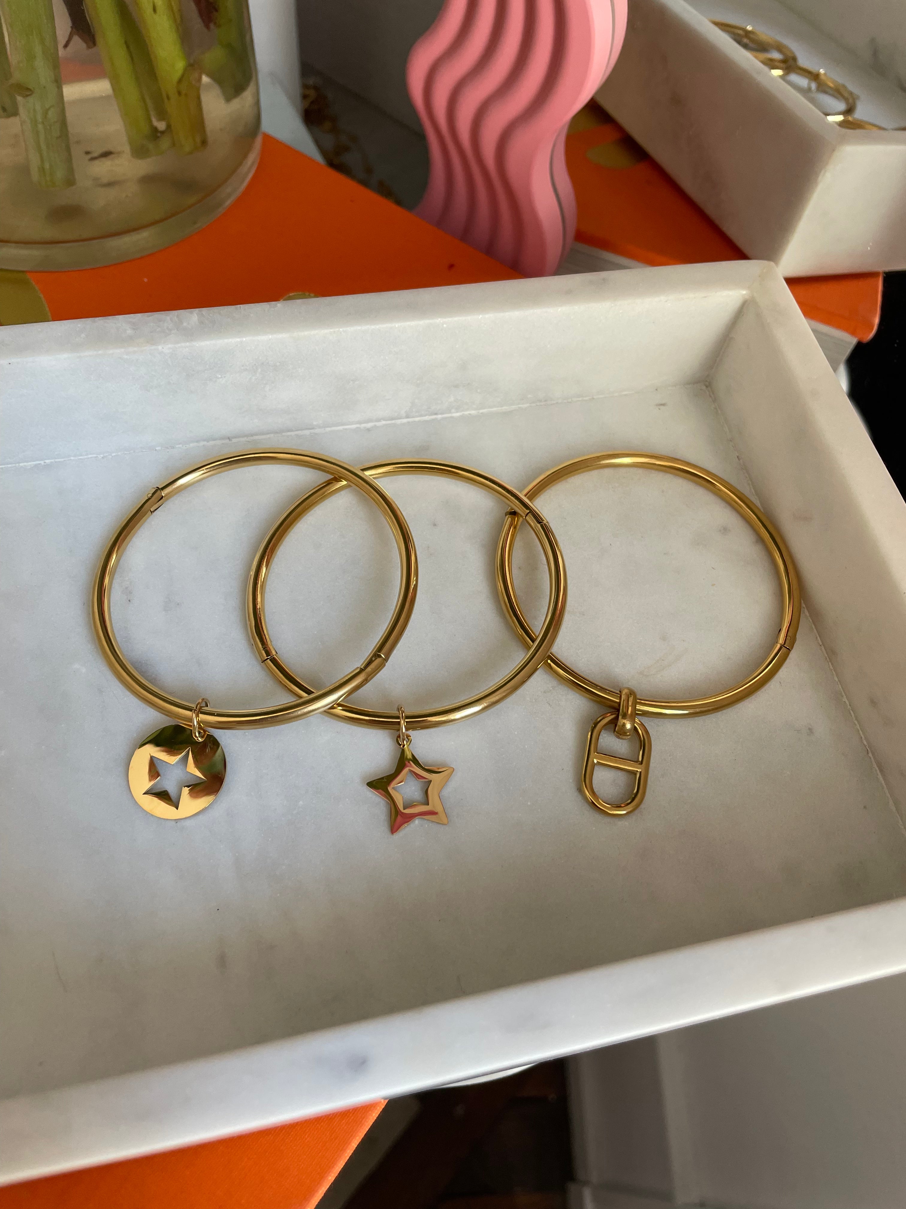 JONC BRELOQUE DORÉ MY HOUSE OF JEWELS