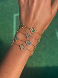 BRACELET TULIPES BLANC