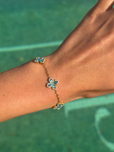 BRACELET TULIPES BLEU