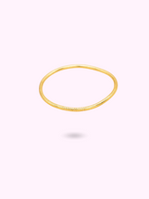 FINE GOLDEN BUDDHIST BANGLE