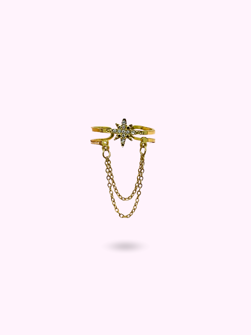GOLD FLOWER RING