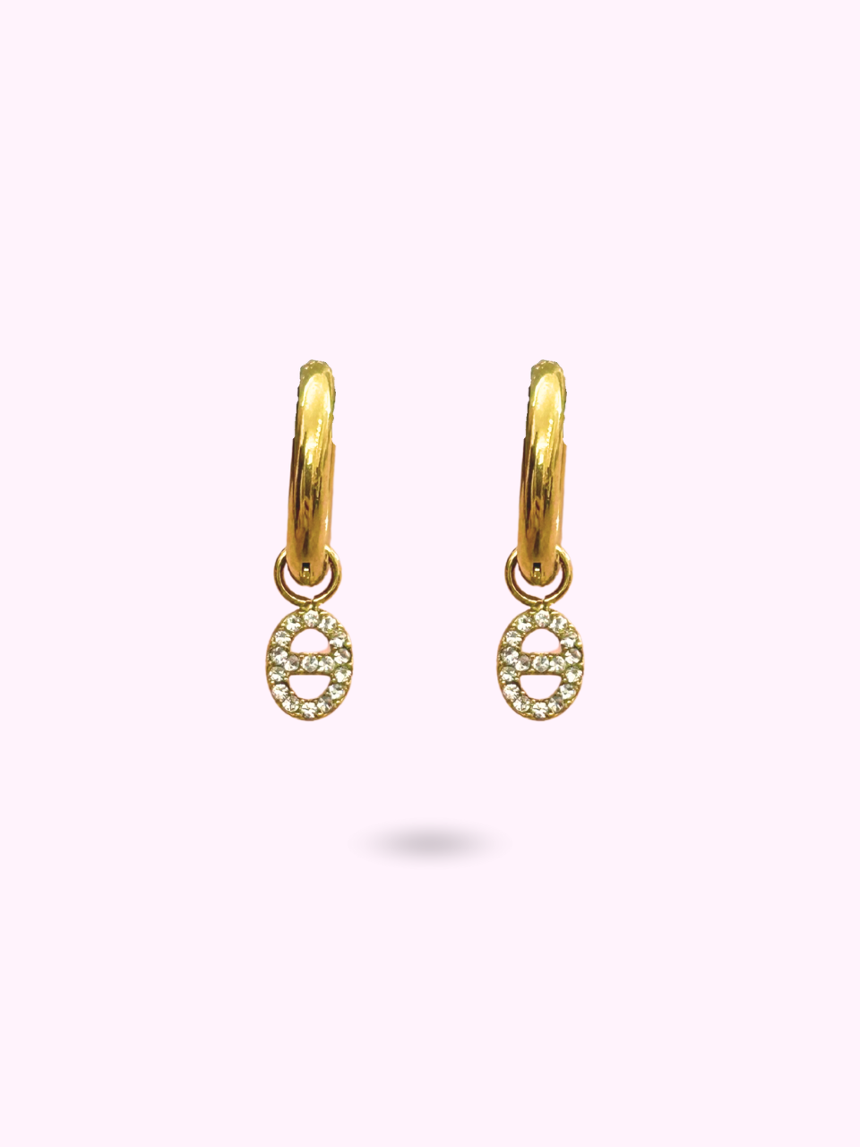 BOUCLES INES STRASS
