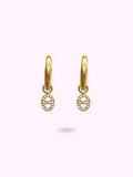 BOUCLES INES STRASS