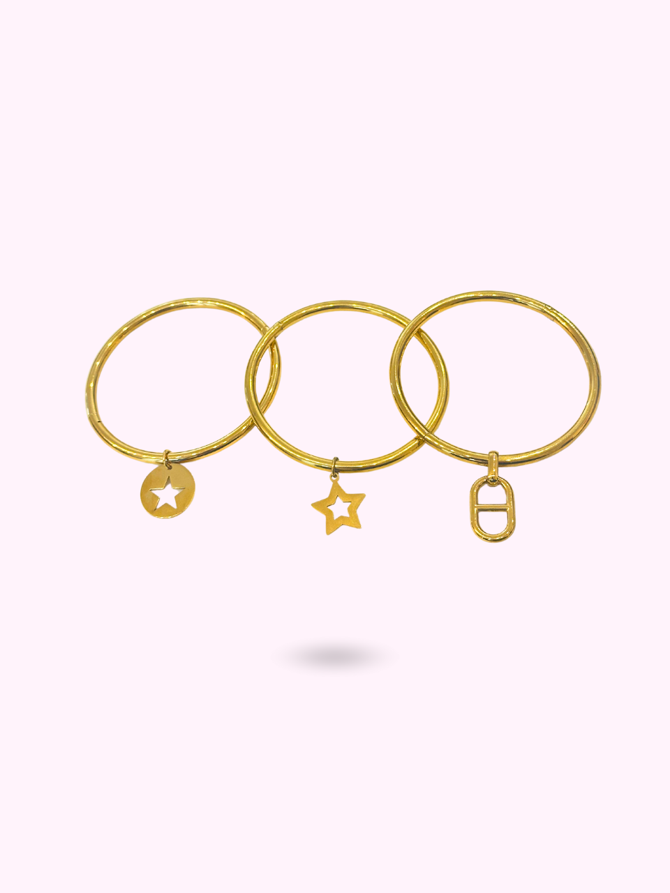GOLDEN CHARM BANGLE