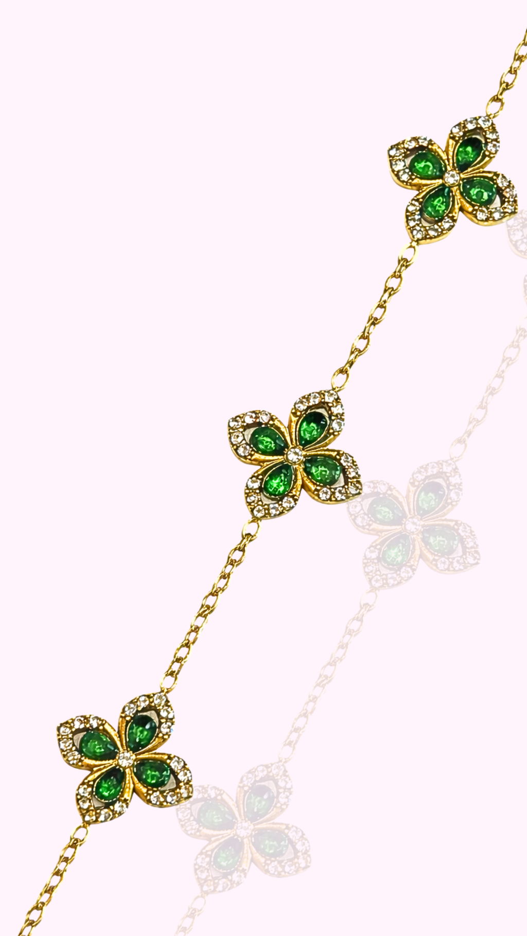 BRACELET TULIPES VERT