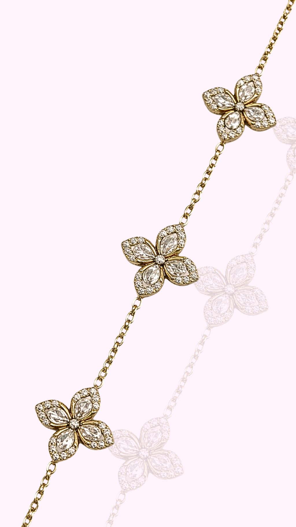 BRACELET TULIPES BLANC