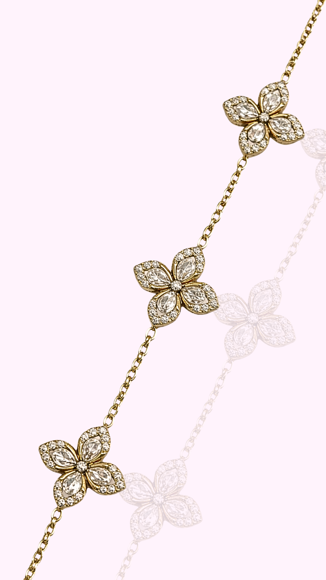 BRACELET TULIPES BLANC