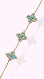 BRACELET TULIPES BLEU