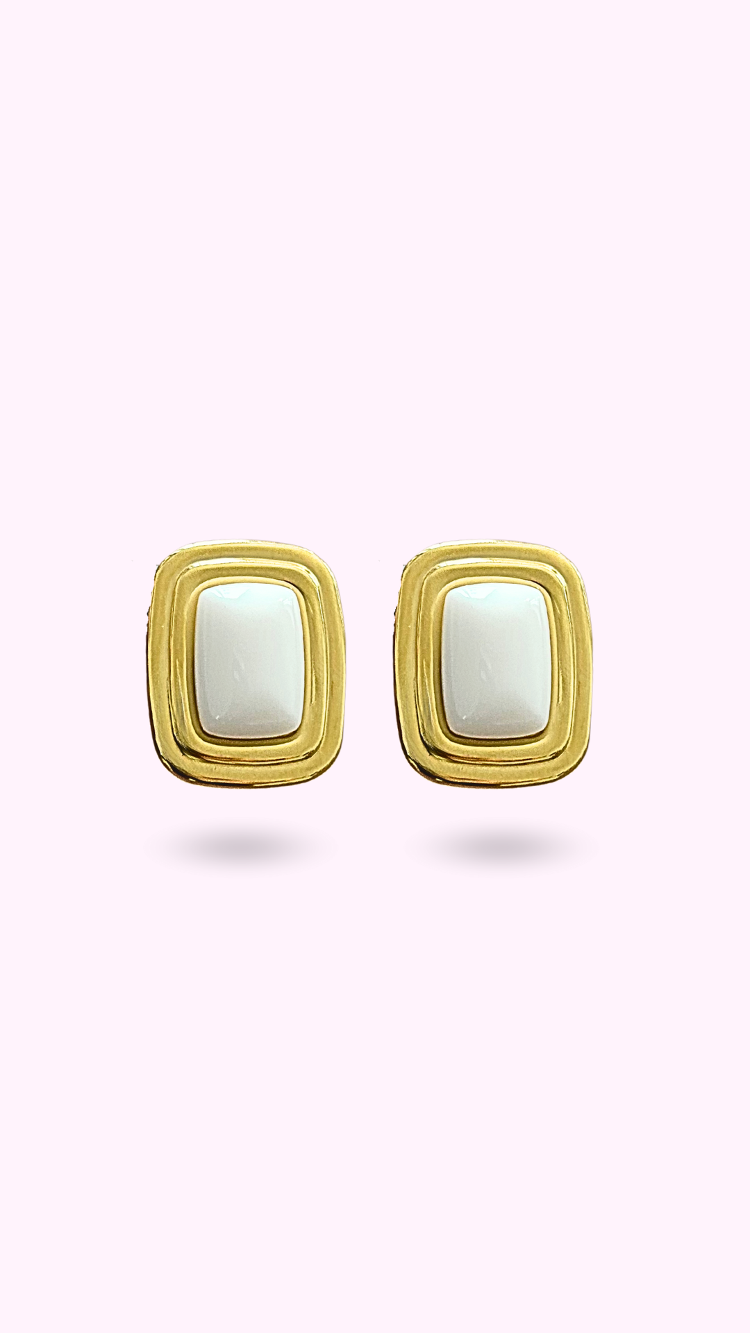 BOUCLES ÉCLIPSE BLANCHE