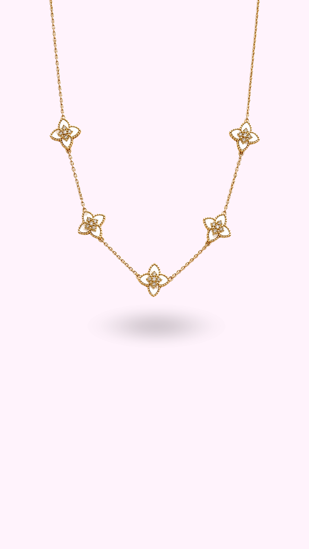 COLLIER TRESOR BLANC