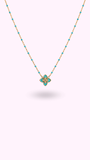 COLLIER CYCLADE BLEU