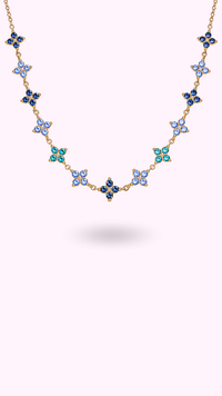 COLLIER LIARA BLEU