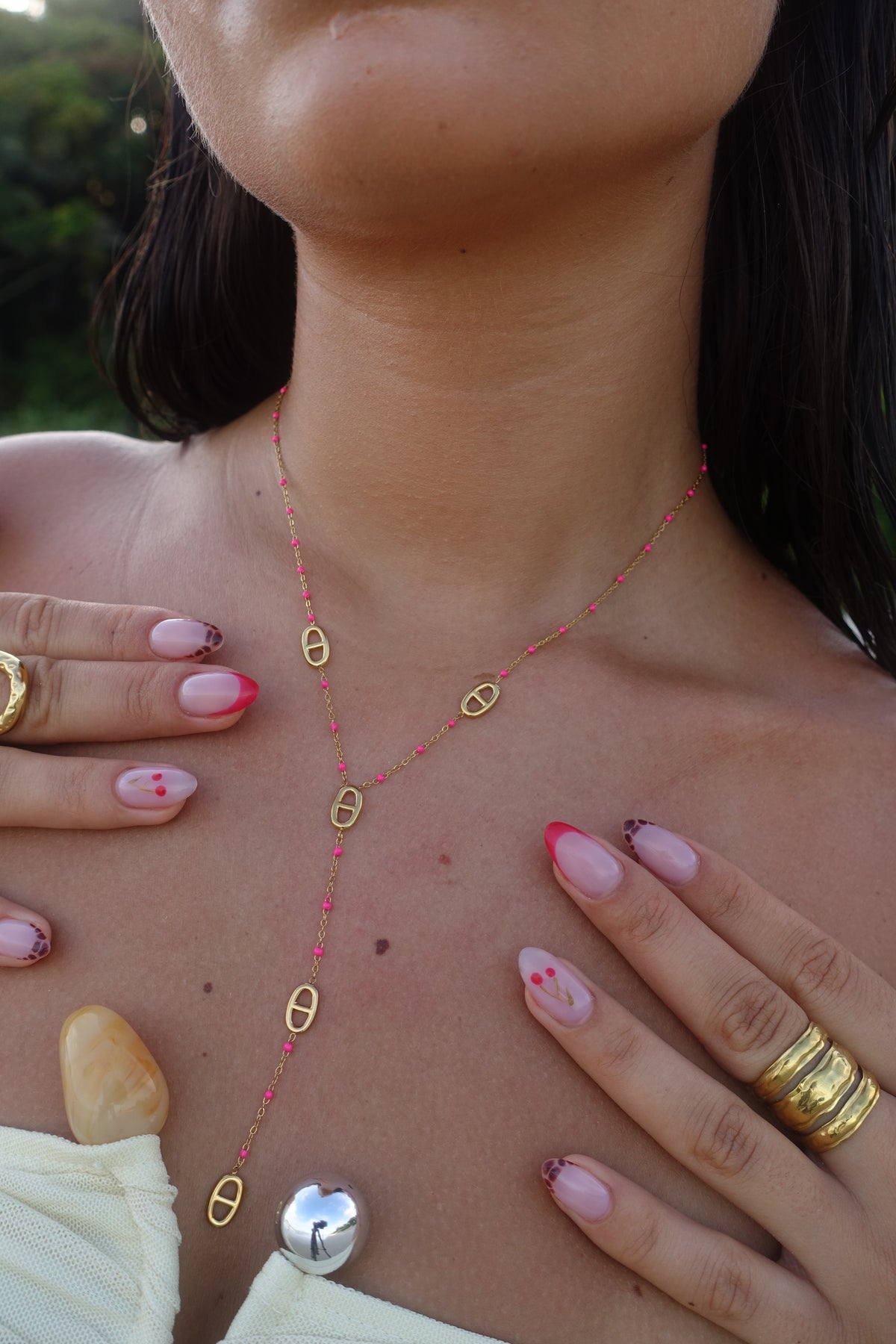 COLLIER SAMBA ROSE