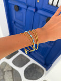 LOT DE JONCS BALI BLEU