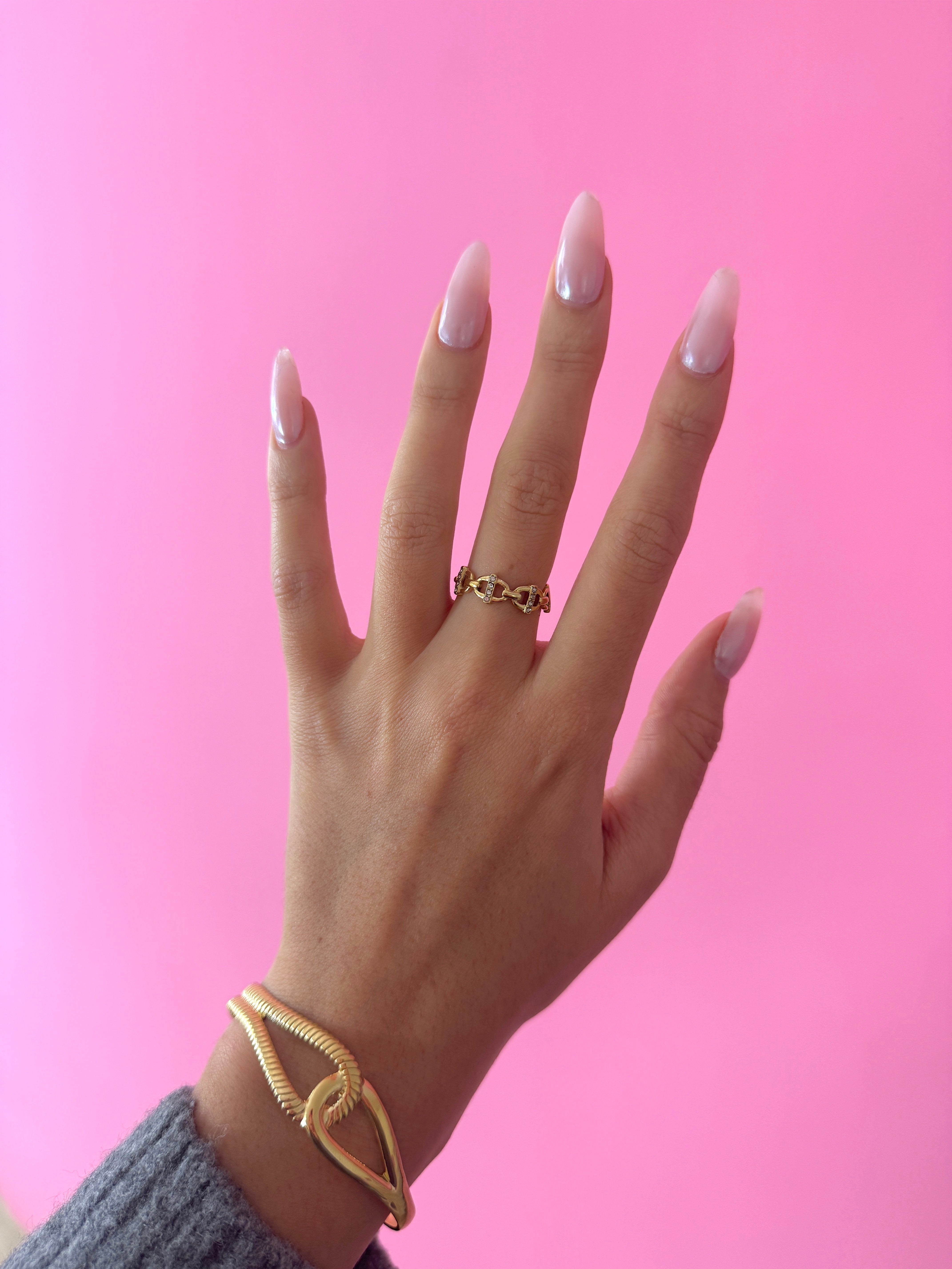 BAGUE GINGER STRASS