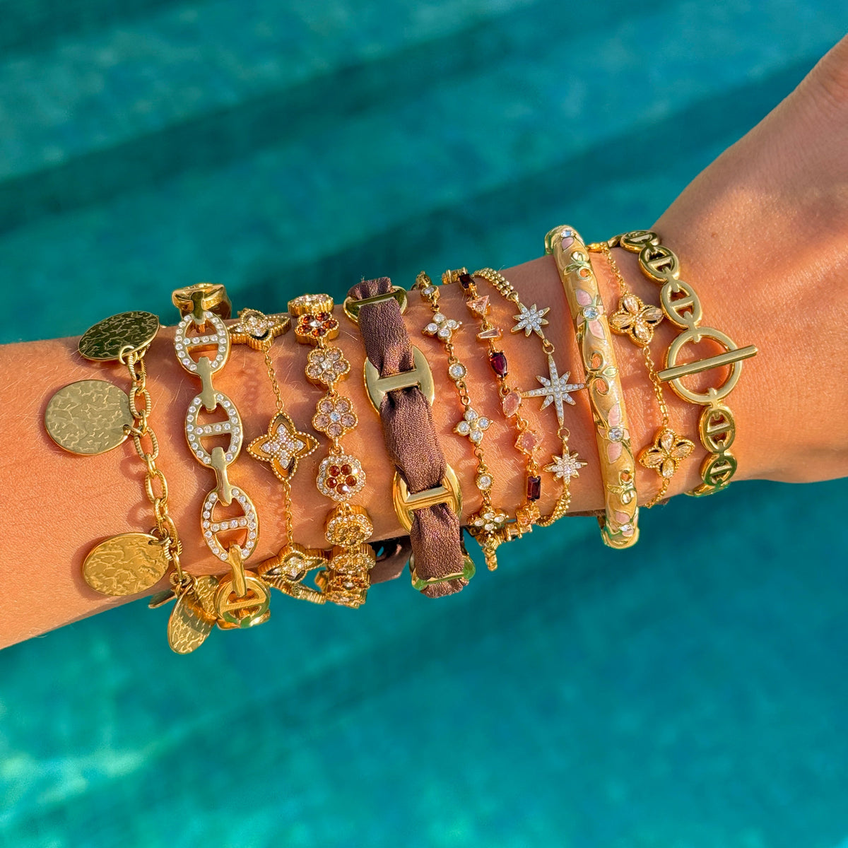 BRACELET TALYA CHOCOLAT