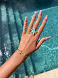 BAGUE SOLARIA BLEUE