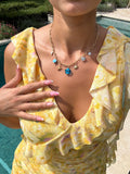 COLLIER SARAH BLEUE