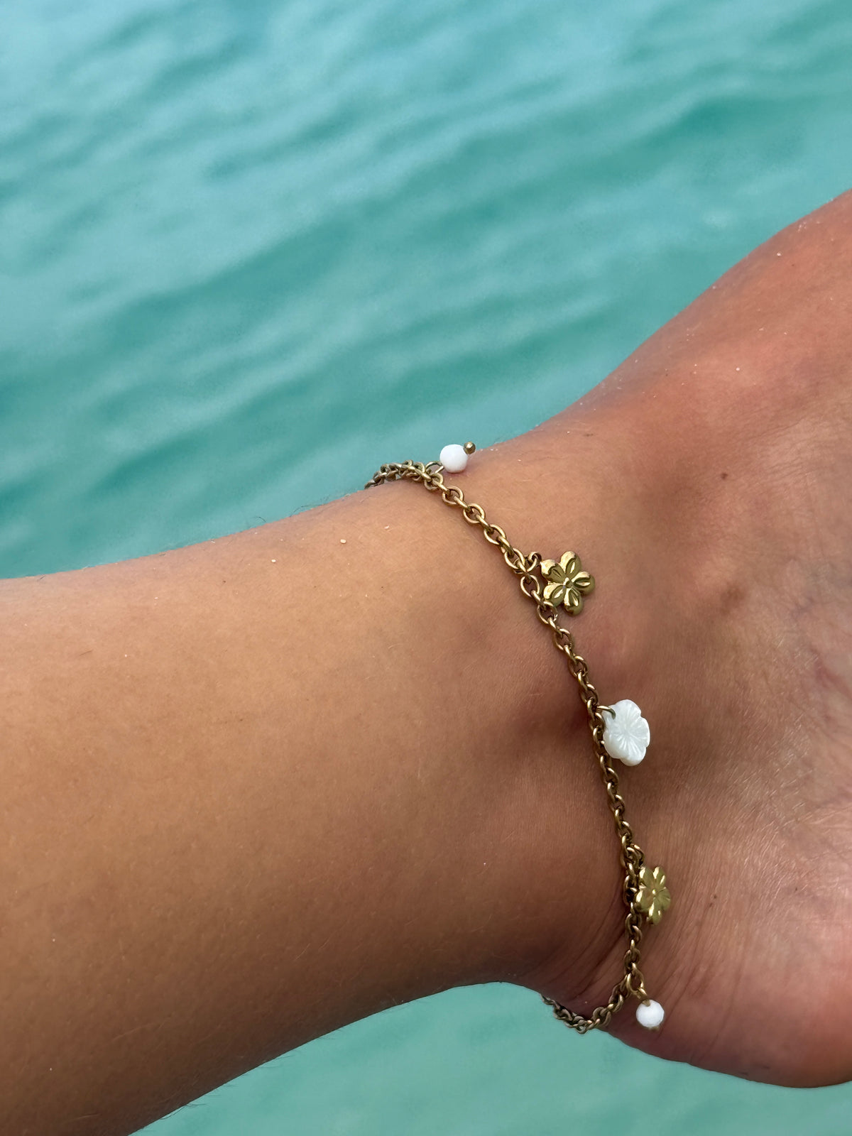 BRACELET DE CHEVILLE FLEUR