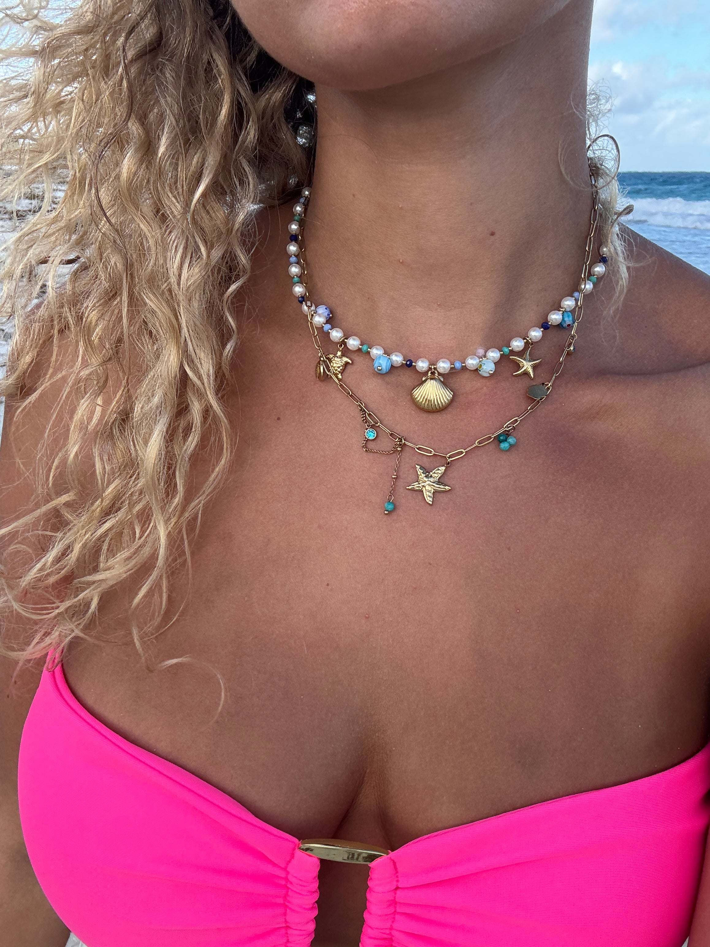 COLLIER ST MARTIN BLEU