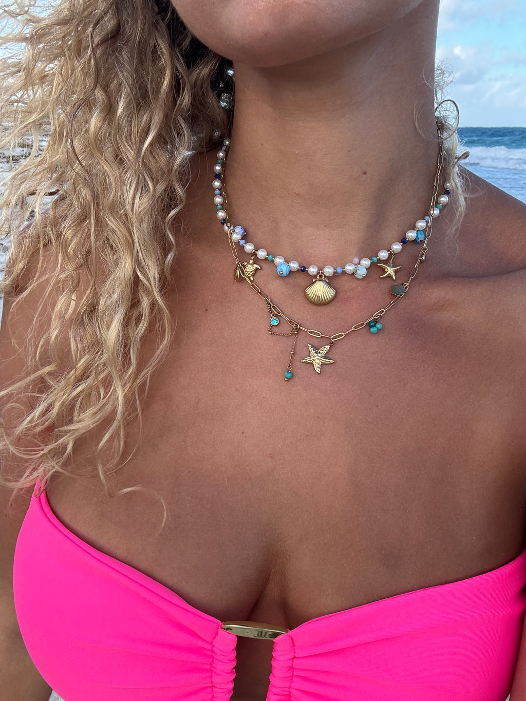 COLLIER ST MARTIN BLEU