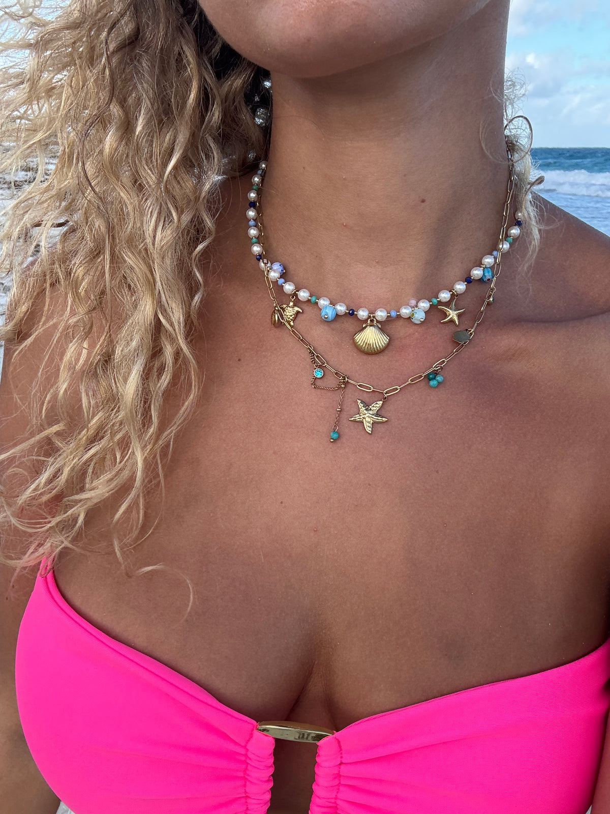 COLLIER ST MARTIN BLEU