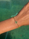 BRACELET TULIPES VERT