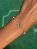 BRACELET TULIPES ROSE