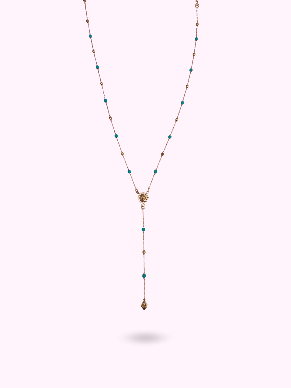 COLLIER LYA BLEUE
