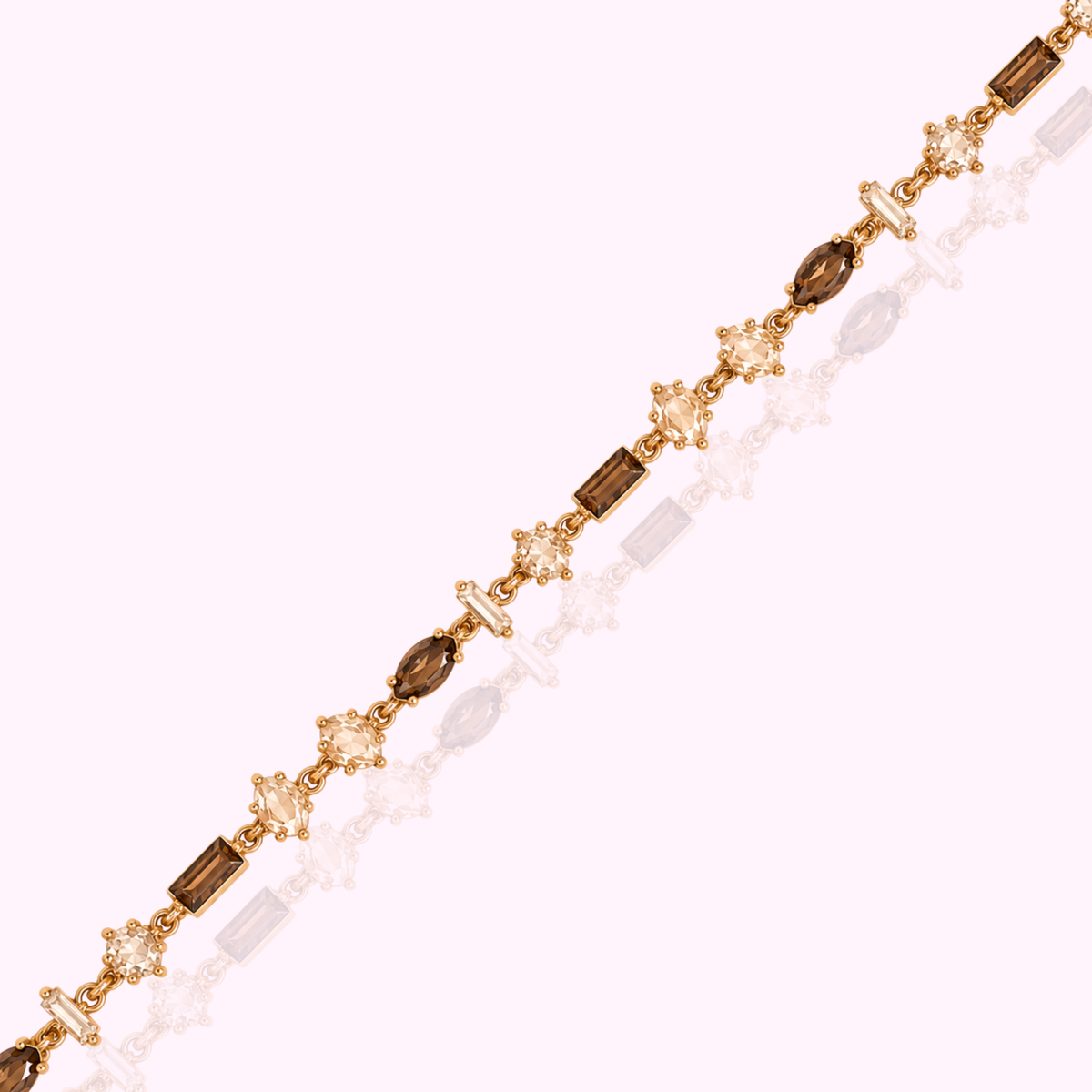 BRACELET TALYA CHOCOLAT