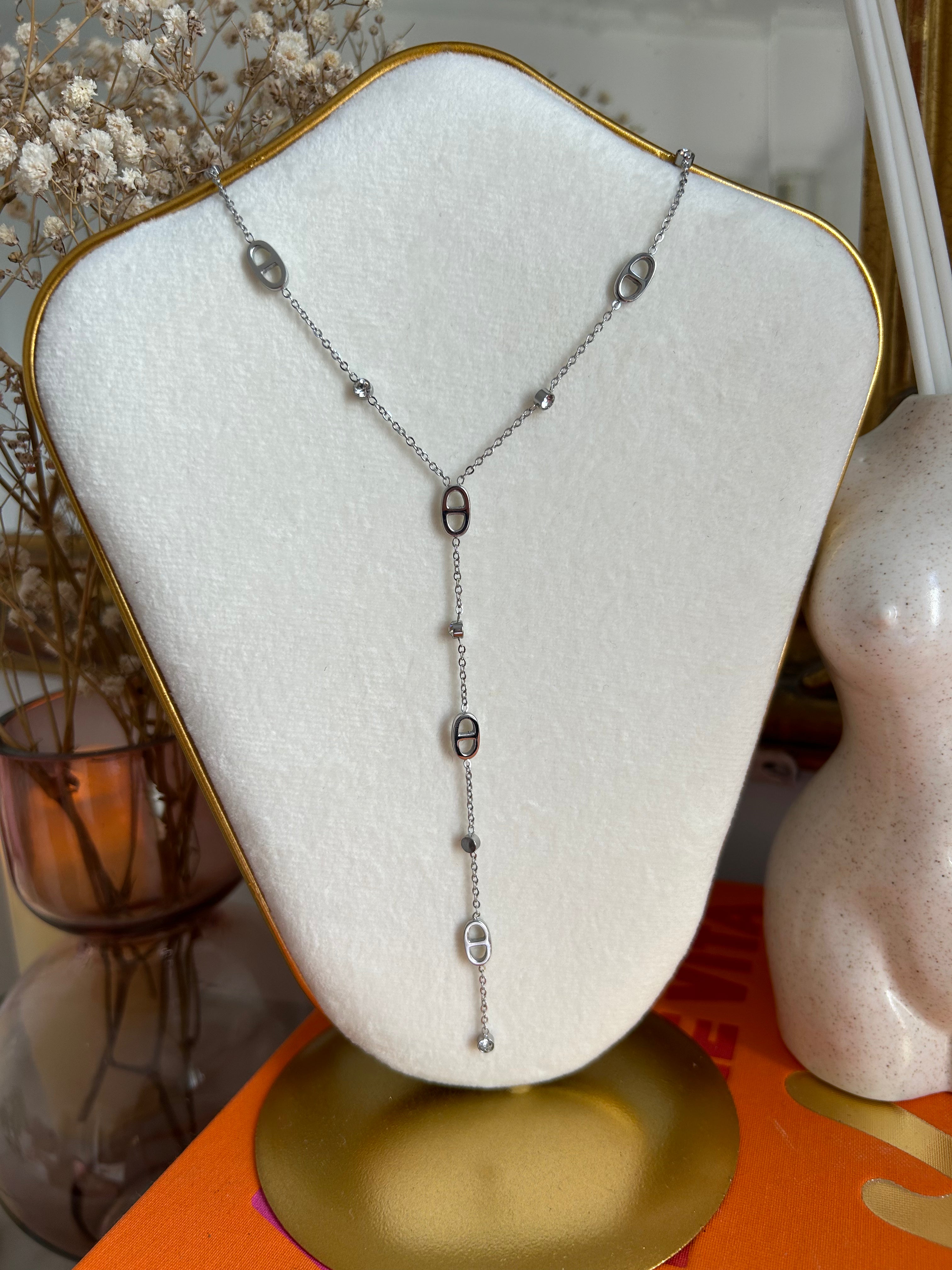 COLLIER DELINESS SILVER MY HOUSE OF JEWELS