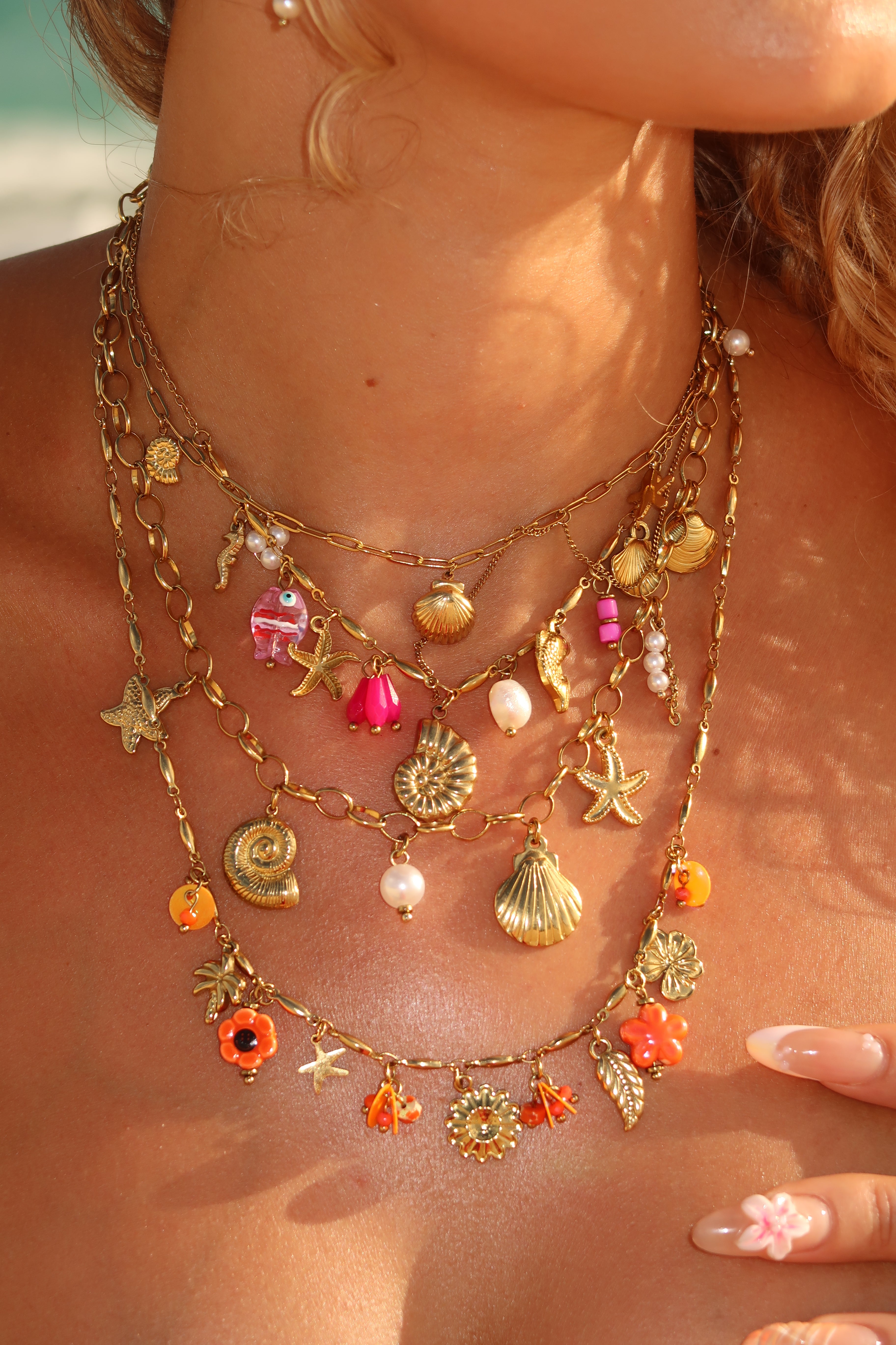 COLLIER CASSIA ROSE