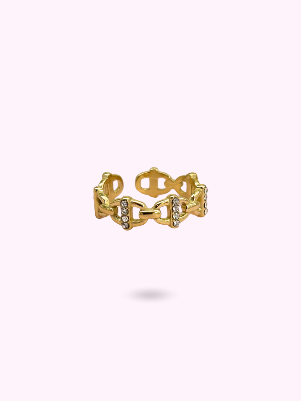 BAGUE GINGER STRASS